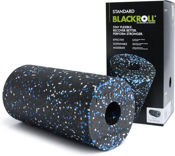 BLACKROLL Standard Faszienrolle schwarz 30x15 cm